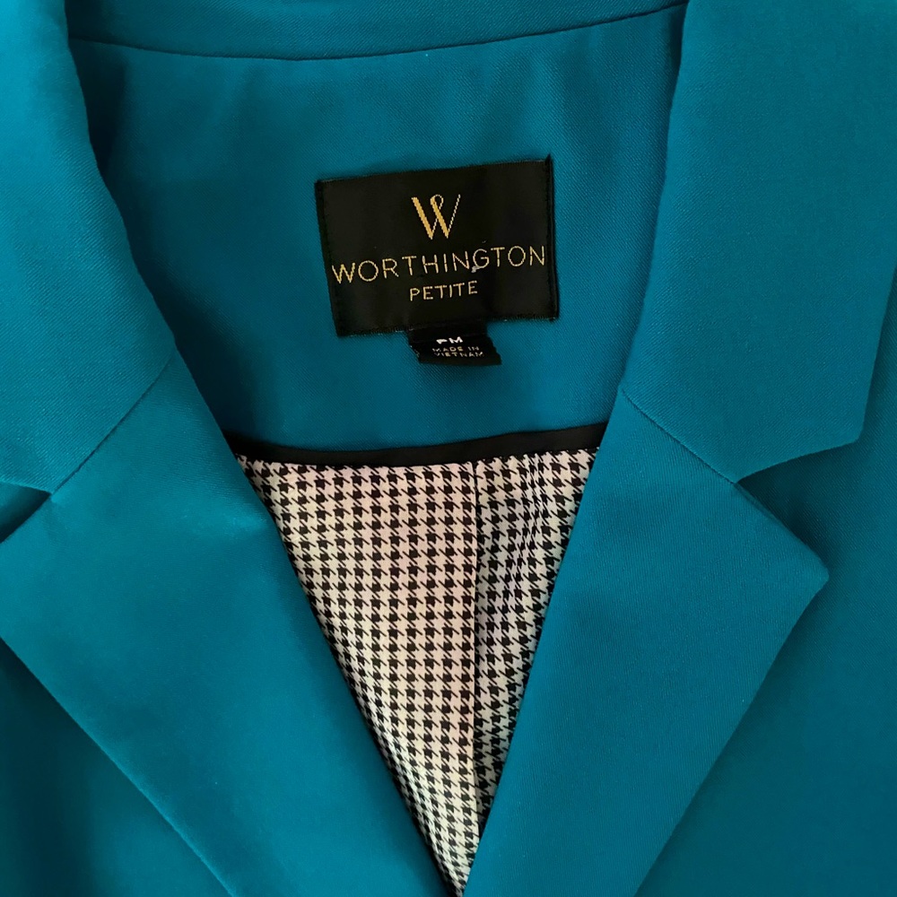 Turquoise Worthington Blazer